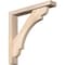 Ekena Millwork Olympic Block Smooth Bracket w/ Offset Brace, Douglas Fir, 3 1/2"W x 20"D x 20"H BKT0402X20X20OLY05SDF - alternate 1